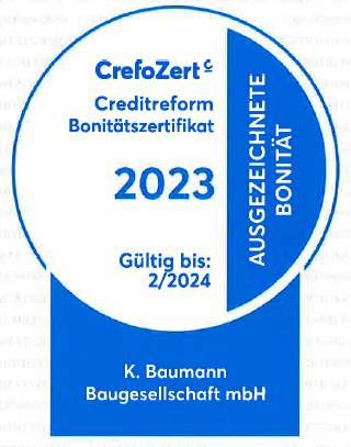 Abb. Bonitätszertifikat 2023